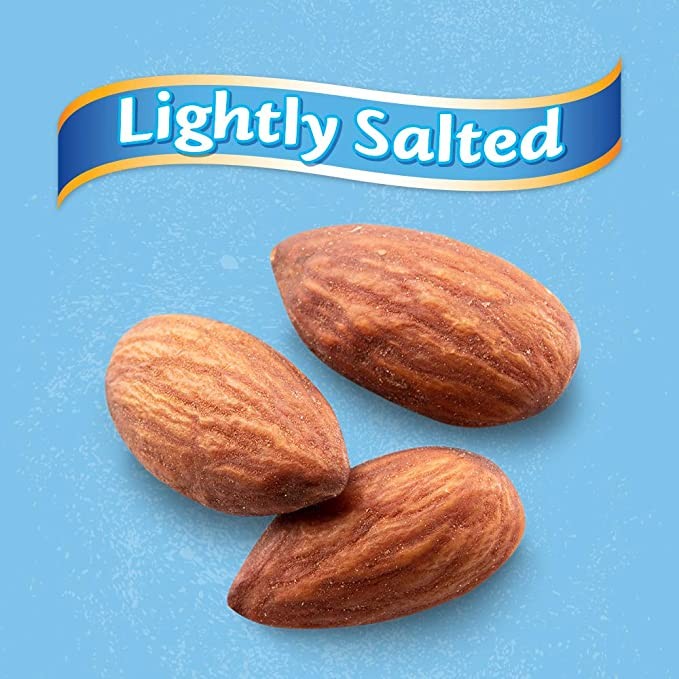 Blue Diamond Almonds Low Sodium Mildly Salted Snack Nuts, 40 oz (1.1kg) Resealable Bag (1 Pack)