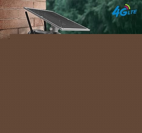 SOLIOM S600 3G/4G LTE outdoor solar cellular security camera wireless, translation tilt 360&deg; perspective spotlight, 1080p night vision, two-way call, PIR motion sensor, no WiFi, US version