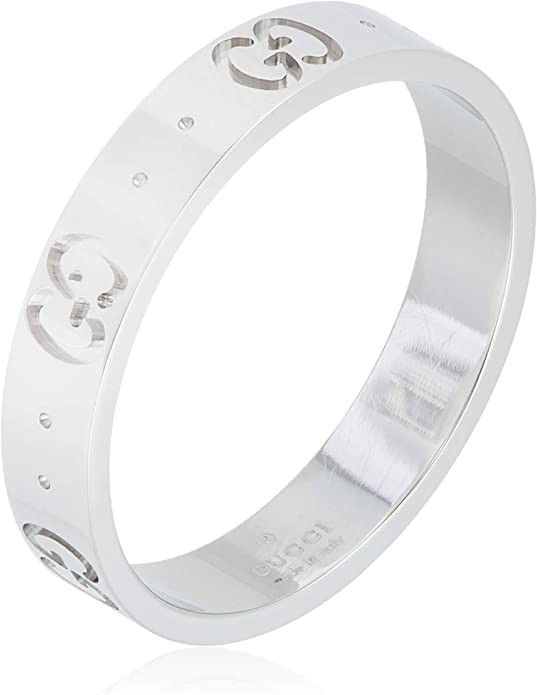 GUCCI Gucci K18 White Gold Icon Ring
