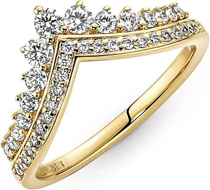 Pandora Pandora Wish Tiara 167736C01 Women's Ring Gold