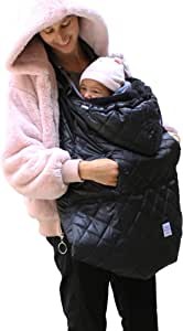 7AM Enfant Baby Carrier - K-Poncho 3 in 1 Multifunctional Ergonomic Plush Lined Bag, Baby Sleeping Bag Universal Suitable for Baby Carriers, Car Seats and Strollers, Grow With Your Child (0-3 Years Ol