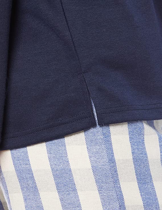 [Pegasus Japan (Hyuma Nihon)] Pajama Set Hyuma Nihon [Couple Wear ~ Printed Pajamas] KP42568 (*Blue) Ladies Navy Blue ML
