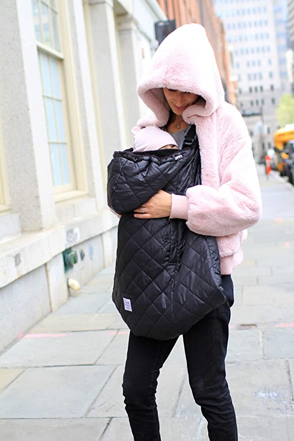 7AM Enfant Baby Carrier - K-Poncho 3 in 1 Multifunctional Ergonomic Plush Lined Bag, Baby Sleeping Bag Universal Suitable for Baby Carriers, Car Seats and Strollers, Grow With Your Child (0-3 Years Ol