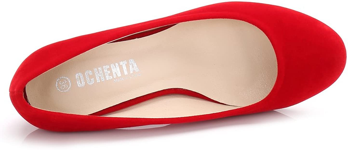 Women's inner heightening platform stiletto heels