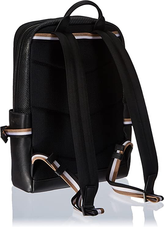 BOSS Men's City Deco_Backpack,Black,Einheitsgr&ouml;&szlig;e,Black1,One Size