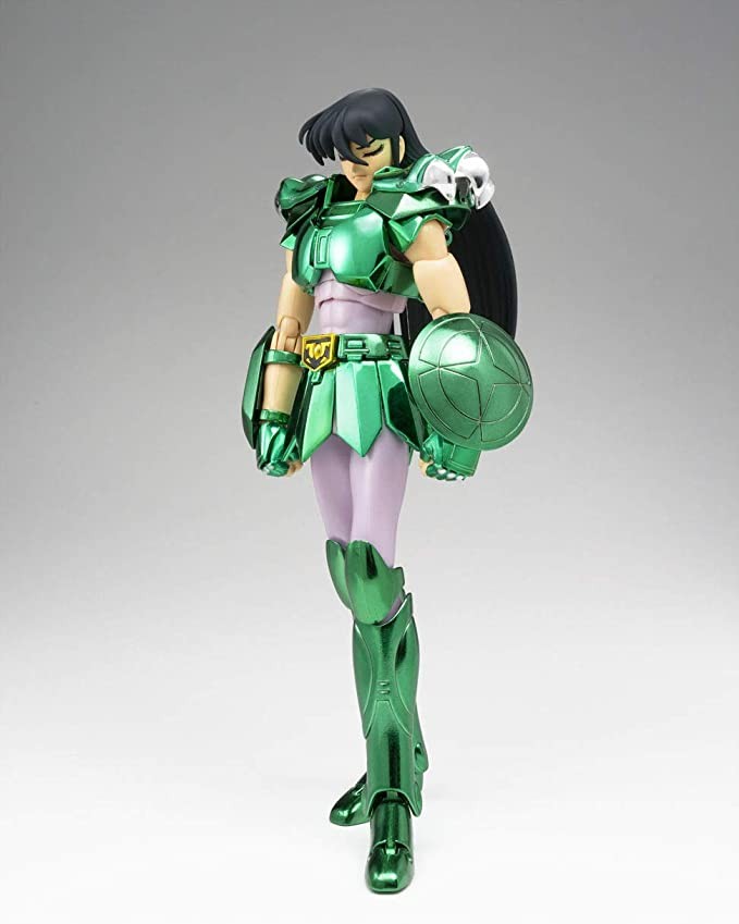 BANDAI SPIRITS Figure Saint Seiya Dinosaur Zilong Early Bronze Saint Cloth Revival Version Made of ABS, PVC and Die Casting Painted Removable Figure About 165mm