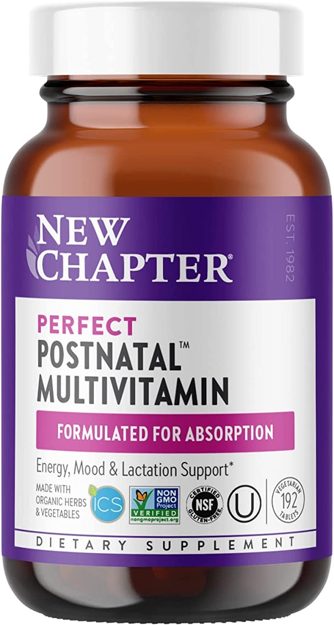 Move the mouse over the image to enlarge the image New Chapter New Chapter Postpartum Special Multivitamins for Pregnant Women 192 Capsules