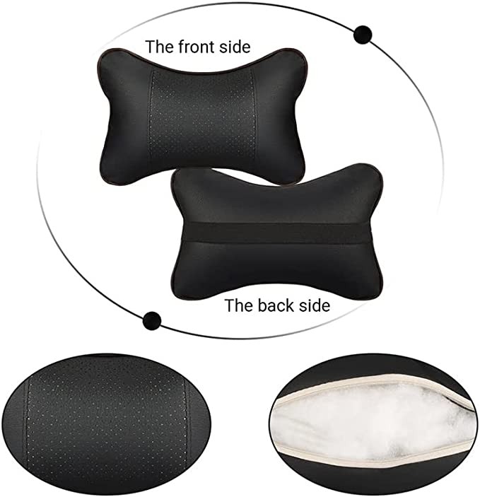 One car neck restraint, car head restraint, cushion support, seat accessories, universal backrest * pillow, car interior accessories, suitable for car seat travel
