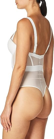 DKNY womens Sheers Strapless Bodysuit