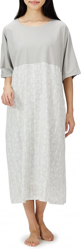 Pegasus Japan (Hyuma Nihon)] Loungewear Jacquard Print Dress LGY Ladies M~L
