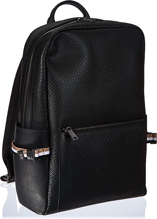 BOSS Men's City Deco_Backpack,Black,Einheitsgr&ouml;&szlig;e,Black1,One Size