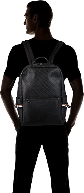 BOSS Men's City Deco_Backpack,Black,Einheitsgr&ouml;&szlig;e,Black1,One Size