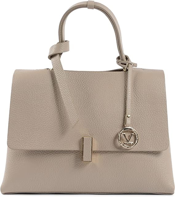 19V69 Italian Women's Handbag Beige $10520 Cappuccino Bag Made in Italy, 30x24x16 cm, Beige, 30x24x16 cm