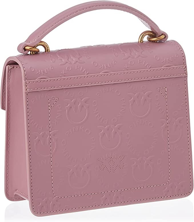PINKO Women's Love Mini Top Handle New Monog Handbag, One Size