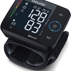 Beurer BC 54 App Connected Wrist Blood Pressure Monitor Inflation Technology Color Risk Indicator and Arrhythmia Detection Wrist Size 13.5cm-21.5cm Medical Device