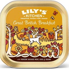 Lily's Kitchen Wet Dog Tray Great English Breakfast 150g (Pack of 10)