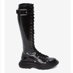 Alexander-McQueen-Women's-lace-up-boots