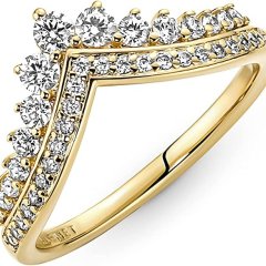 Pandora Pandora Wish Tiara 167736C01 Women's Ring Gold