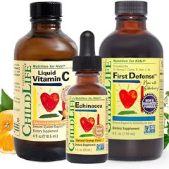 CHILDLIFE ESSENTIALS Infant & Teen Combo Pack: Line of Defense, Vitamin C & Echinacea