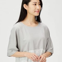 Pegasus Japan (Hyuma Nihon)] Loungewear Jacquard Print Dress LGY Ladies M~L