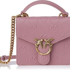 PINKO Women's Love Mini Top Handle New Monog Handbag, One Size