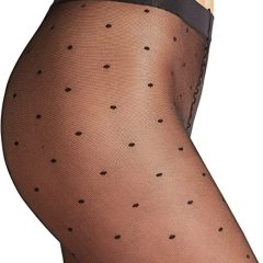FALKE Pantyhose Dots 15 Denier Ladies Black Blue More Color Enhanced Stockings Pattern Transparent Rip Resistant Matte With Dots 1 Piece