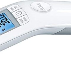 Beurer FT 90 Thermometer / Non-Contact Digital Infrared Thermometer / Baby Thermometer / Suitable for Adults and Children / Digital Display / With Battery