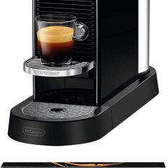 De'Longhi Nespresso Citiz EN167.B Capsule Coffee Machine, High Pressure Pump and Ideal Thermal Temperature Control, No Aeroccino (Milk Frother) Required, Energy Saving Function, Black